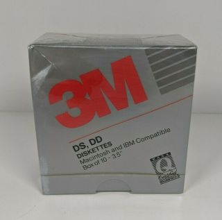 3m Ds Dd Double Sided Double Density 10 3.  5 " Diskette Factory
