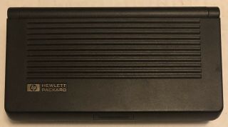 Vintage 1991 Hp 95lx Palmtop Computer 512k Calculator Ms - Dos Lotus 1 - 2 - 3 See Pic