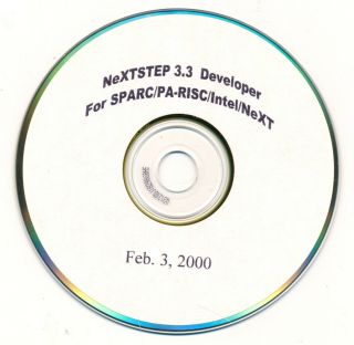 Nextstep 3.  3 Developer Install Cd For Sparc/pa - Risc/intel/next