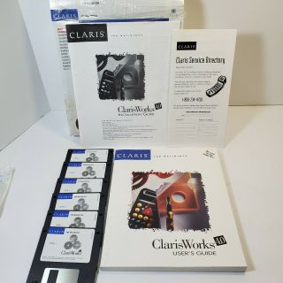 Clarisworks 4.  0 For Apple Macintosh Mac Computers Trade Up And Upgrade