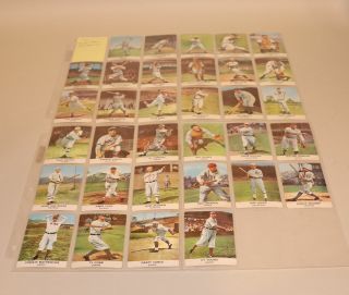 1961 Golden Press 33 Baseball Cards Complete Set Babe Ruth Lou Gehrig Ty Cobb