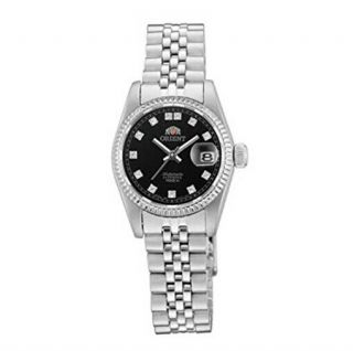 Orient Oyster Diamond Accent Nr16003b Ladies Watch Made In Japan