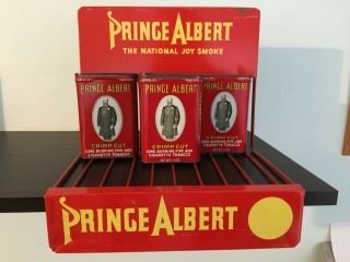 Vintage1950s Prince Albert Advertising Store Display - Tobacco - Antique - Sign - Tins