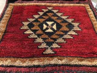 Authentic Hand Knotted Vintage Turkish Wool Area Rug 1.  3 X 1.  5 Ft (9306 Bn)