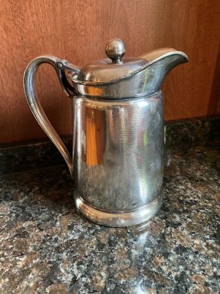 Vintage Ritz Tower Is International Silver Co.  14 Oz Silver Soldered Coffee Pot