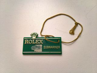Ultra Rare Vintage Rolex Submariner 5513 - 5512 Oyster Swimpruf Hang Tag