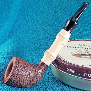 Unsmoked Charl Goussard Bamboo Shank Dublin Freehand South African Artisan Pipe