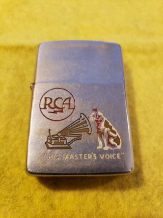 Vintage Zippo Cigarette Lighter Rca Victor