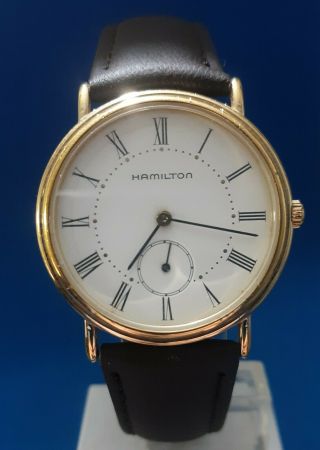 Mens Vintage Hamilton Quartz Watch.  3 Day Priority.