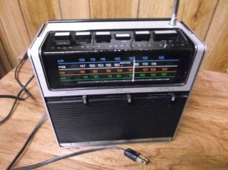 Vintage Zenith Solid State 4 Band Portable Radio Model Rf86y - 1970 