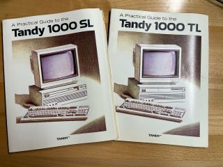 Radio Shack Tandy 1000 Sl And 1000 Tl Guide Manuals