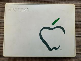 1984 Macintosh 128k M0001 Mac White Picasso Accessory Kit Plastic Box