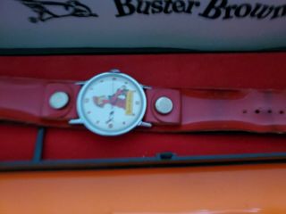 Vintage Buster Brown Mechanical Wind Up Watch 3