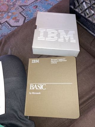 Ibm Personal Computer Hardware Reference Library Basic By Microsoft 6025013 1982