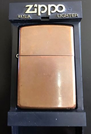 Vintage Pure Copper Zippo Lighter C 03