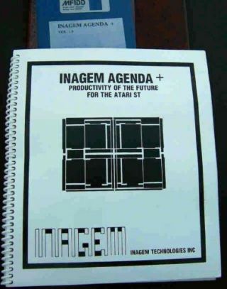 Inagem Agenda For Atari 520/1040 St Nib