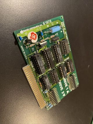 Apple ][ 5.  25 Disk Interface Controller Card 650 - X104 - B For Apple Ii 