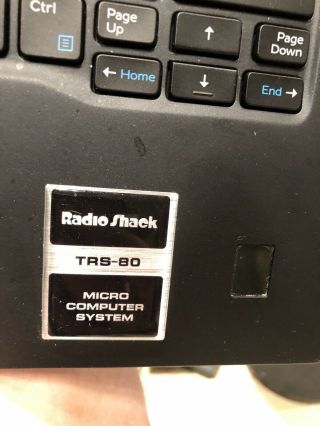 RADIO SHACK TRS - 80 MICRO COMPUTER SYSTEM - 3D RETRO DECALS (set of 2) [NEW] 3