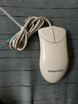 Vintage Packard Bell Ps/2 Wired Track Ball Mouse