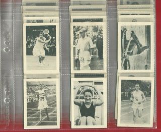 57x World Of Sport - African Tob.  Cape Town - 1938 Cigarette Cards £256 Bv (rq02)