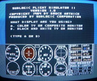 Commodore 64/128: Flight Simulator Ii - C64 Disk - - Sublogic