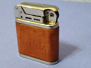 Vintage Beattie Jet Lighter With Leather Wrap Appears Old Stock Pipe