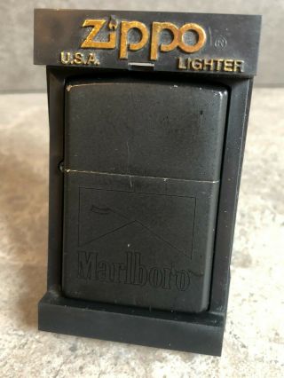 Zippo 1999 Marlboro Black Promotional Lighter (very Rare Version)