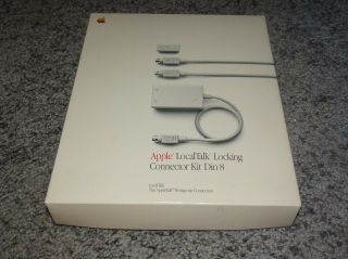 Apple Localtalk Locking Connector Kit Din8 Open Box M2068
