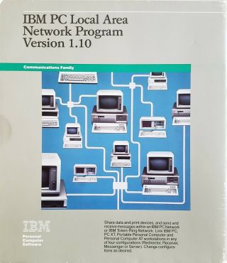 Vintage Ibm Pc Local Area Network Program Version 5.  25 " Disks 6280083