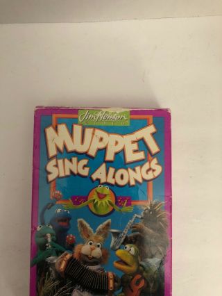 Muppet Sing - Alongs Billy Bunnys Animal Songs (VHS,  1993) - RARE VINTAGE - SHIP24 2