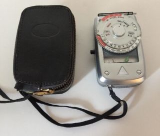 Vintage Sekonic Light Reader Meter With Case J011