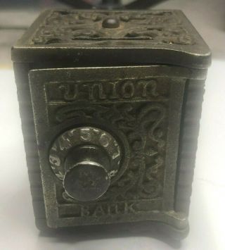 Vintage Kenton Brand Safe Union Bank Cast Iron Combination Early 1900’s Rare