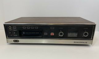 Vintage Panasonic Rs - 803us Stereo 8 - Track Player Recorder (left Channel Is Low)