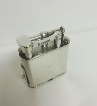 1930s Dunhill Lift Arm Lighter Silver Plate Pat No 390107