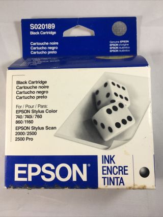 Epson Stylus Color 740 740i 760 860 Black Ink Cartridge Set Printer