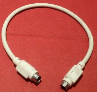 Apple Late 20th Century Vintage Mini - Din 8 Pin Male To Male Cable 13 " Long
