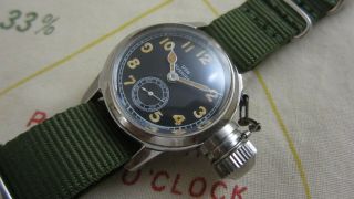 Ww2 Hamilton Usn Buships Sub Second Watch With Canteen Case