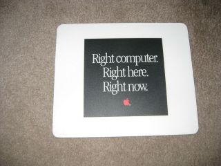 Apple Mouse Pad Right Computer Right Here Right Now