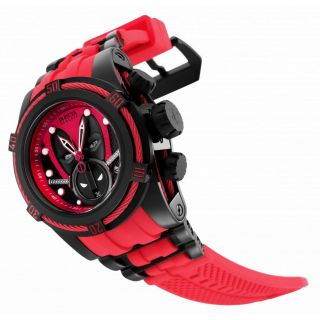 Marvel Deadpool Limited Edition 52mm Bolt Zeus Watch By Invicta