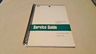 Apple Laser Writers Printers Volume 4 Service Guide