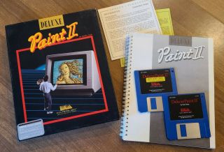 Deluxe Paint Ii - Vintage Commodore Amiga Software - -
