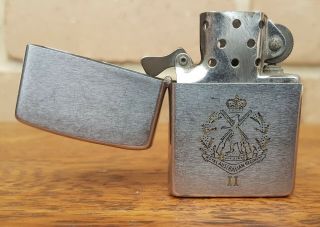 Zippo Lighter Vintage Royal Australian Regiment 11 Militaria 1950s Pat 2517191 2