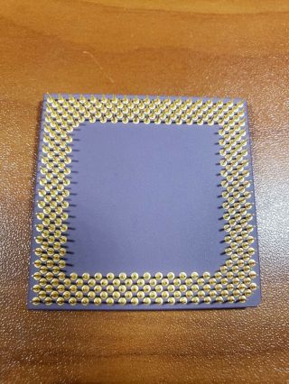 Rare CPU computer chip - AMD AMD - K6 AMD - K6 - 166ALR 2.  9V CORE/3.  3V B 9732FPCW 2