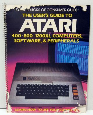 Atari Users Guide By Consumer Guide - 400 800 1200xl Software Peripherals 1983