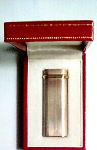 Les Must De Cartier Paris Trinity Lighter John Wanamaker Phila.  Pa Brushed Steel