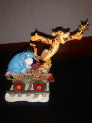 Vintage Danbury Winnie The Pooh Christmas Train Disney Tigger Eeyore Fun