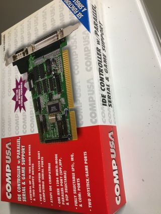 Comp Usa Ide Controller W/parallel Serial & Game Support