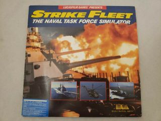 Strike Fleet - The Naval Task Force Simulator - LucasFilm Games 5 1/4 IBM PC 2