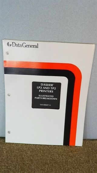 1979 Data General Computer Instructional Chapter I/ii Brochures Sheets