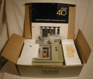 Vintage Atari 410 Program Recorder Cassette Player Bowling Rosen 